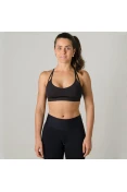TOP PUMA STRAPPY MIX BRA FEMININO - Preto