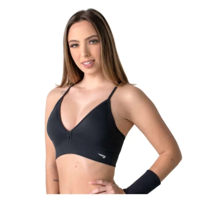 TOP RAINHA CLASSIC HOP C FEMININO - Preto