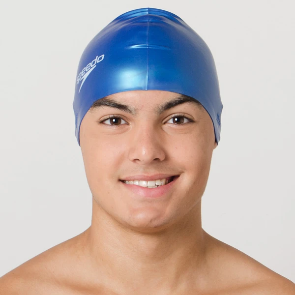 TOUCA NATAÇÃO FLAT CAP SPEEDO SILICONE - Azul royal