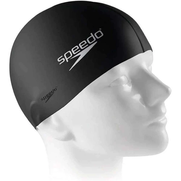 TOUCA NATAÇÃO FLAT CAP SPEEDO SILICONE - Preto