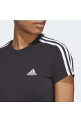 VESTIDO ADIDAS BASIC 3 STRIPES FEMININO - Preto VESTIDO ADIDAS BASIC 3 STRIPES FEMININO - Preto