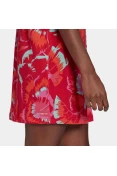 VESTIDO ADIDAS CAMISETA ESTAMPA FLORAL FARM RIO FEMININO - Vermelho/branco VESTIDO ADIDAS CAMISETA ESTAMPA FLORAL FARM RIO FEMININO - Vermelho/branco