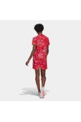 VESTIDO ADIDAS CAMISETA ESTAMPA FLORAL FARM RIO FEMININO - Vermelho/branco VESTIDO ADIDAS CAMISETA ESTAMPA FLORAL FARM RIO FEMININO - Vermelho/branco