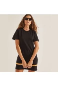 VESTIDO CAMISETA COLCCI SPORT PERFECT - Preto VESTIDO CAMISETA COLCCI SPORT PERFECT - Preto