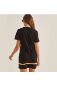 VESTIDO CAMISETA COLCCI SPORT PERFECT - Preto VESTIDO CAMISETA COLCCI SPORT PERFECT - Preto