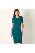 VESTIDO COLCCI CANELADO FEMININO - Verde VESTIDO COLCCI CANELADO FEMININO - Verde