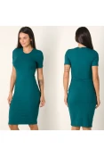VESTIDO COLCCI CANELADO FEMININO - Verde VESTIDO COLCCI CANELADO FEMININO - Verde