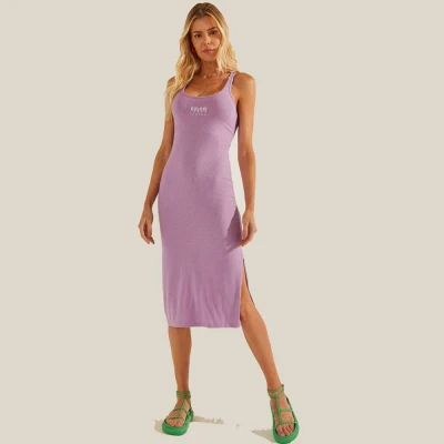 VESTIDO COLCCI CANELADO MIDI SPORT STUDIO FEMININO - Lilas VESTIDO COLCCI CANELADO MIDI SPORT STUDIO FEMININO - Lilas