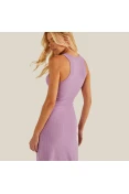 VESTIDO COLCCI CANELADO MIDI SPORT STUDIO FEMININO - Lilas VESTIDO COLCCI CANELADO MIDI SPORT STUDIO FEMININO - Lilas