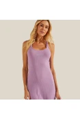 VESTIDO COLCCI CANELADO MIDI SPORT STUDIO FEMININO - Lilas VESTIDO COLCCI CANELADO MIDI SPORT STUDIO FEMININO - Lilas