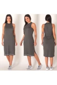 VESTIDO COLCCI MIDI FEMININO - Grafite VESTIDO COLCCI MIDI FEMININO - Grafite