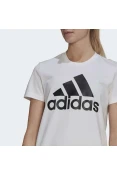 VESTIDO ESSENTIALS LOGO ADIDAS - Branco/preto VESTIDO ESSENTIALS LOGO ADIDAS - Branco/preto