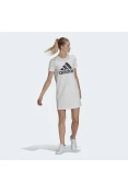 VESTIDO ESSENTIALS LOGO ADIDAS - Branco/preto VESTIDO ESSENTIALS LOGO ADIDAS - Branco/preto