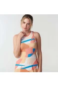 VESTIDO FILA SAND BEACH TÊNIS FEMININO - Laranja/azul