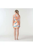 VESTIDO FILA SAND BEACH TÊNIS FEMININO - Laranja/azul