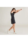 VESTIDO FILA TAPE CURTO FEMININO - Preto VESTIDO FILA TAPE CURTO FEMININO - Preto
