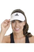 VISEIRA ADIDAS CLIMALITE - Branco/preto VISEIRA ADIDAS CLIMALITE - Branco/preto