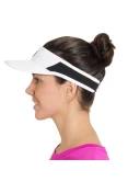 VISEIRA ASICS MAD DASH VISOR - Branco/preto VISEIRA ASICS MAD DASH VISOR - Branco/preto