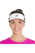 VISEIRA ASICS MAD DASH VISOR - Branco/preto VISEIRA ASICS MAD DASH VISOR - Branco/preto