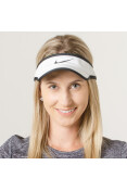 VISEIRA NIKE AEROBILL FEATHERLIGHT FEMININA - Branco/preto VISEIRA NIKE AEROBILL FEATHERLIGHT FEMININA - Branco/preto