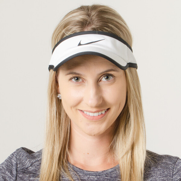 VISEIRA NIKE AEROBILL FEATHERLIGHT FEMININA - Branco/preto