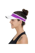 VISEIRA NIKE FEATHERLIGHT 2.0 VISOR FEMININA - Branco/roxo