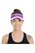 VISEIRA NIKE FEATHERLIGHT 2.0 VISOR FEMININA - Branco/roxo