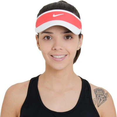 VISEIRA NIKE FEATHERLIGHT 2.0 VISOR FEMININA - Branco/salmao