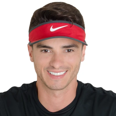 VISEIRA NIKE FEATHERLIGHT VISOR - Vermelho/grafite